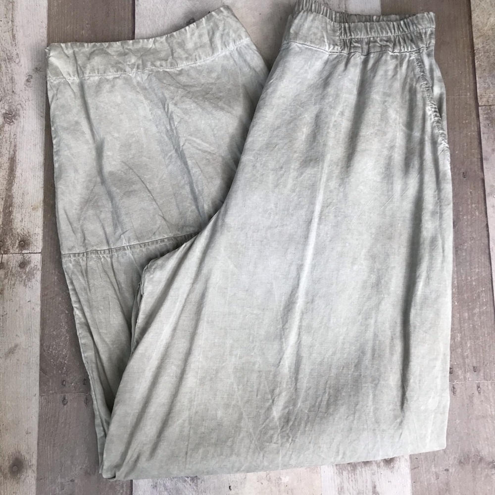 Grizas Silk & Linen High Waist Harem Style Pant Sm